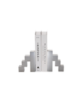 Smoke Crystal Glass Block Bookends